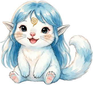Mofu smiling happily